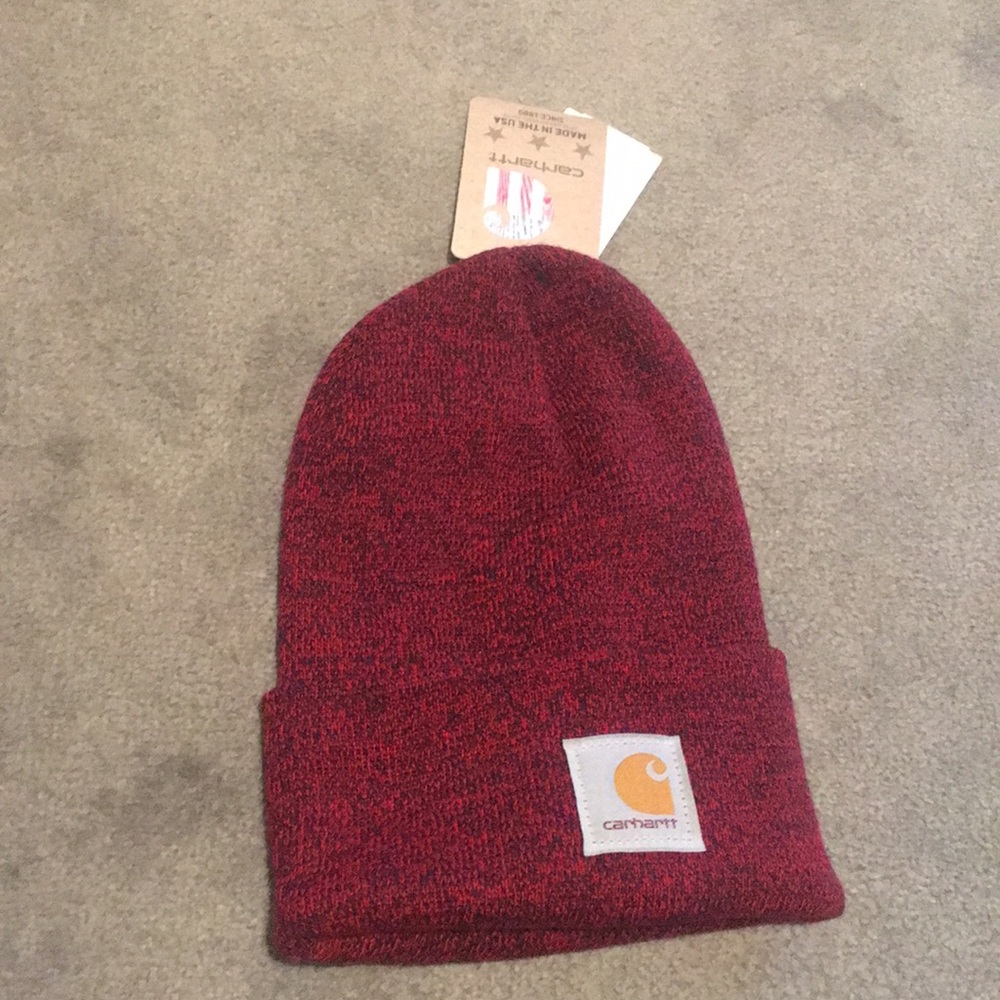 Red carhartt hat